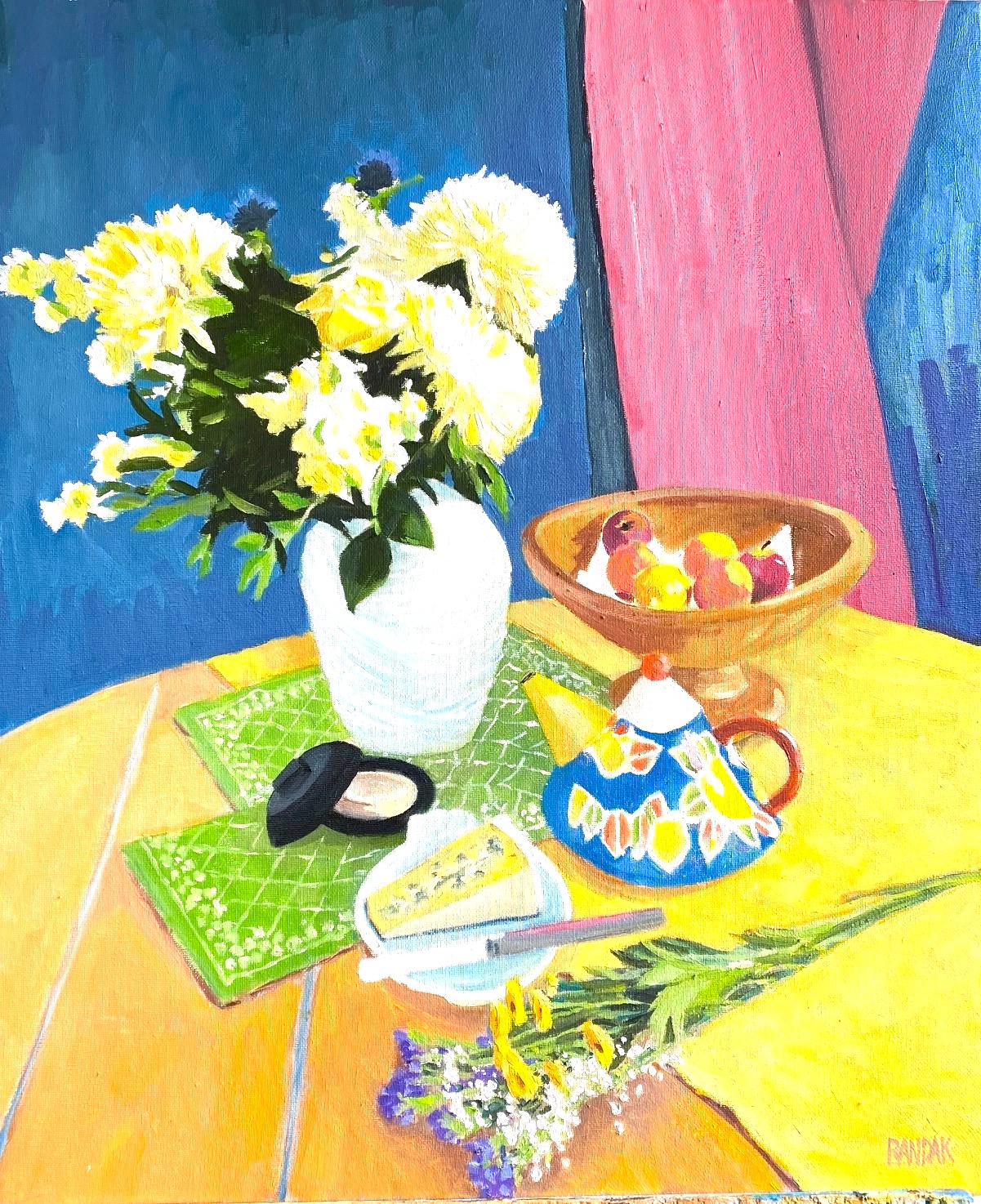Still Life with White Flowers